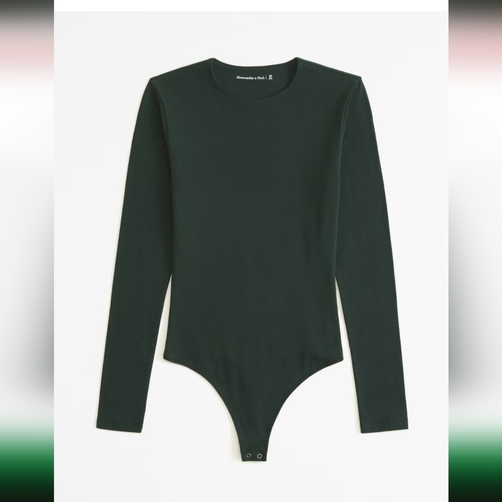 Nwot abercrombie cotton seamless crewneck bodysuit
